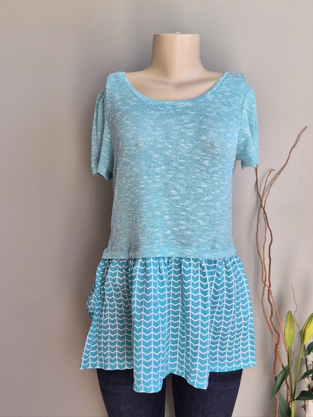 Ocassionally made Babydoll Blouse Size Small